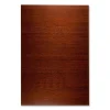 Anji Mountain Bamboo Deluxe Roll-Up Chair Mat, 48" x 72", 8 mm"-Thick, Dark Cherry