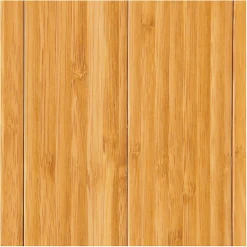 Anji Mountain Bamboo Roll-Up Chair Mat, 48" x 42", 1/4"-Thick, Natural