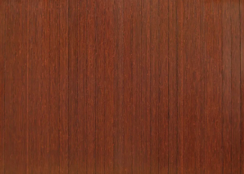 Anji Mountain Bamboo Roll-Up Chair Mat, 48" x 72", 1/4"-Thick, Dark Cherry