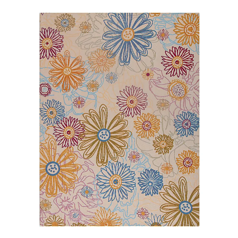 Anji Mountain Keukenhof Rug’d Chair Mat, 1/4"H x 36”W x 48”D, Multicolor