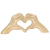 Anji Mountain Large Cast Hand, 2"H x 12-1/2”W x 2”D, Gold