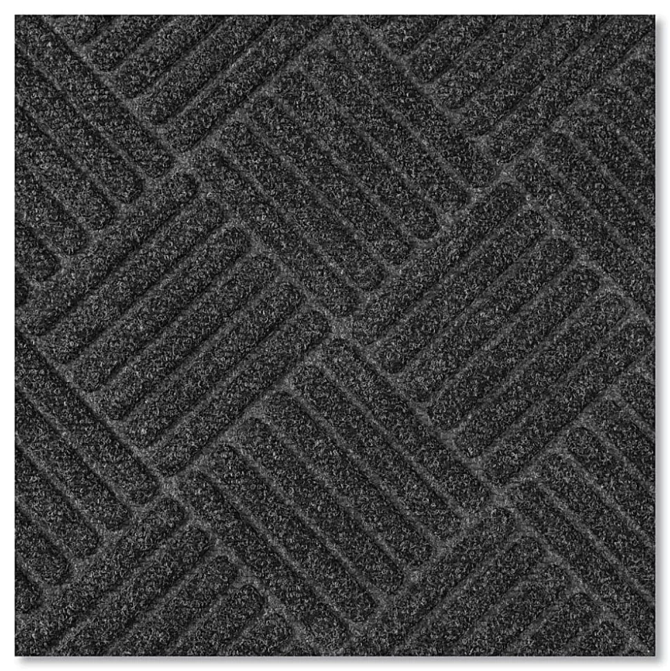 Apache Mills® Ecomat Crosshatch Entry Mat, 36 x 60, Charcoal