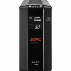 APC® Back-UPS® Pro BX Compact Tower Uninterruptible Power Supply, 8 Outlets, 1,000VA/600 Watts, BX1000M