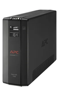 APC® Back-UPS® Pro BX Compact Tower Uninterruptible Power Supply, 10 Outlets, 1,500VA/900 Watts, BX1500M