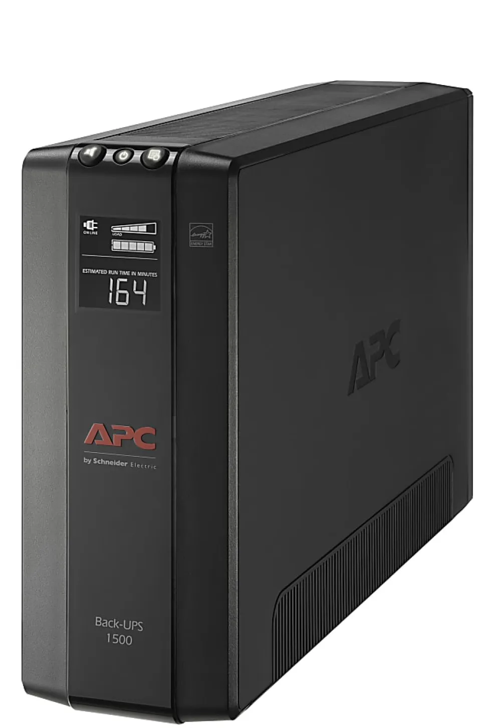 APC® Back-UPS® Pro BX Compact Tower Uninterruptible Power Supply, 10 Outlets, 1,500VA/900 Watts, BX1500M