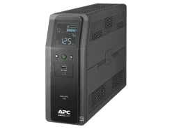 APC® Back-UPS Pro 10-Outlet Tower Uninterruptible Power Supply, 1,350VA/810 Watts, BN1350M2