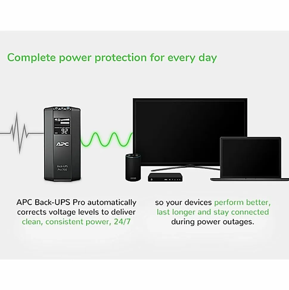 APC® Back-UPS® RS LCD 700 Master Control