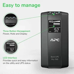 APC® Back-UPS® RS LCD 700 Master Control