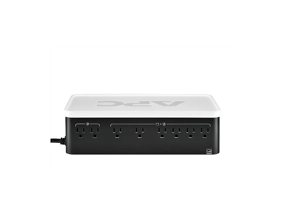 APC Back-UPS, 900VA/540W, Floor/Wall Mount, 120V, 8x NEMA 5-15R Outlets, USB Type A + C Ports, BE900G3
