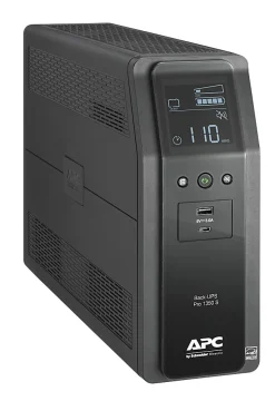 APC BR1350MS Back-UPS Pro 10-Outlet UPS, 1,350VA/810 Watts
