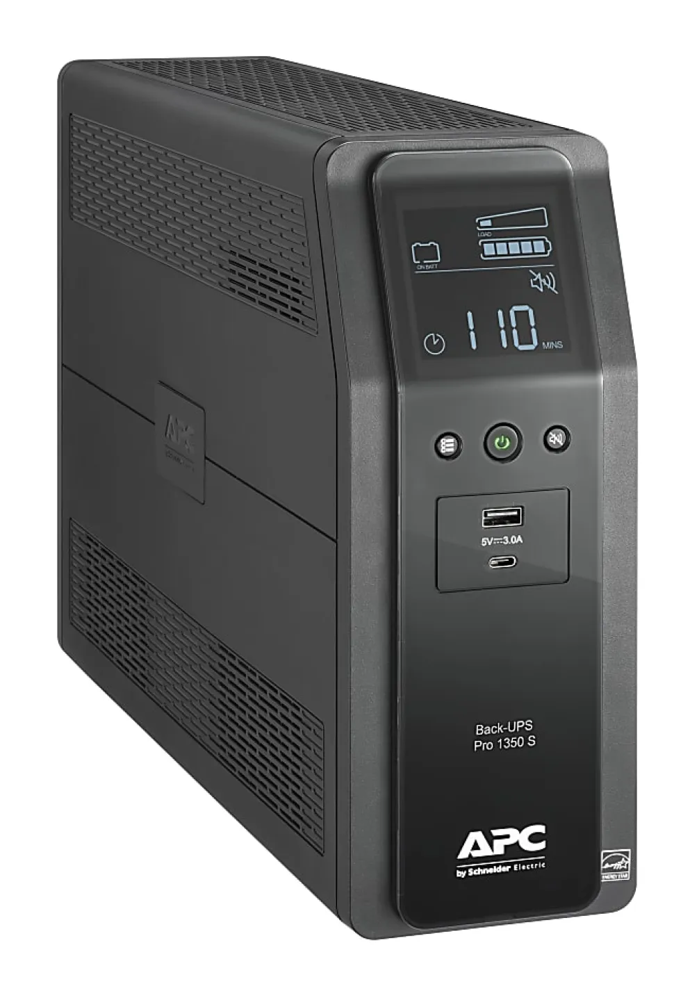 APC BR1350MS Back-UPS Pro 10-Outlet UPS, 1,350VA/810 Watts