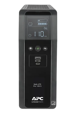 APC BR1350MS Back-UPS Pro 10-Outlet UPS, 1,350VA/810 Watts