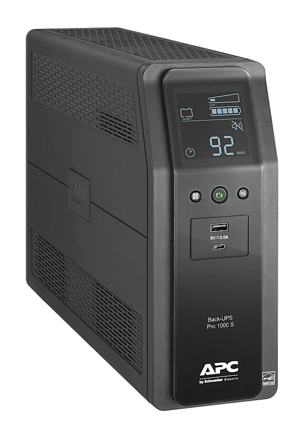 APC BR1000MS Back-UPS Pro 10-Outlet UPS, 1,000VA/600 Watts