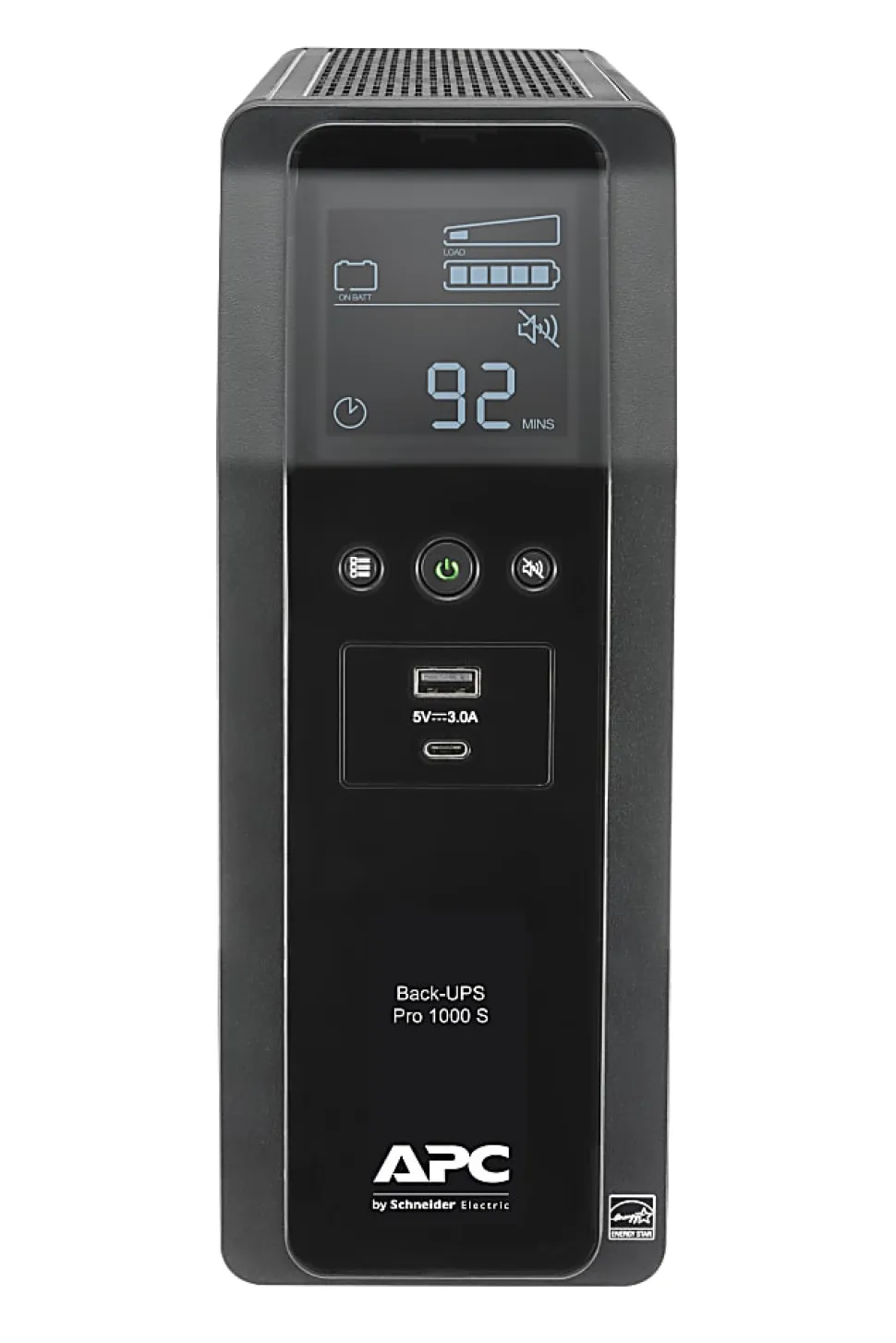 APC BR1000MS Back-UPS Pro 10-Outlet UPS, 1,000VA/600 Watts