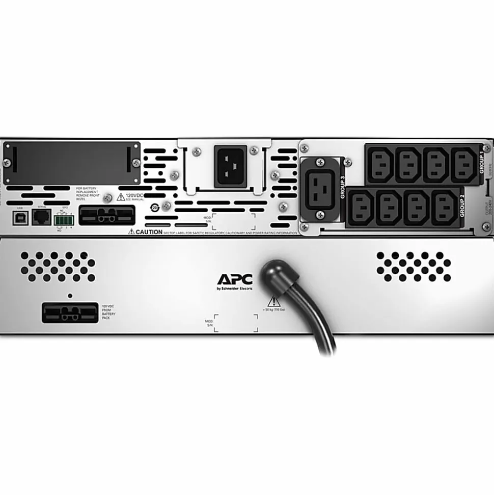 APC by Schneider Electric Smart-UPS 2200 VA Tower/Rack Mountable UPS - 2U Rack-mountable - 3 Hour Recharge - SMX2200RMHV2U