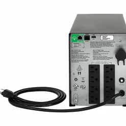 APC® Smart-UPS C 8-Outlet Tower With SmartConnect, 1,000VA/600 Watts, SMC1000C