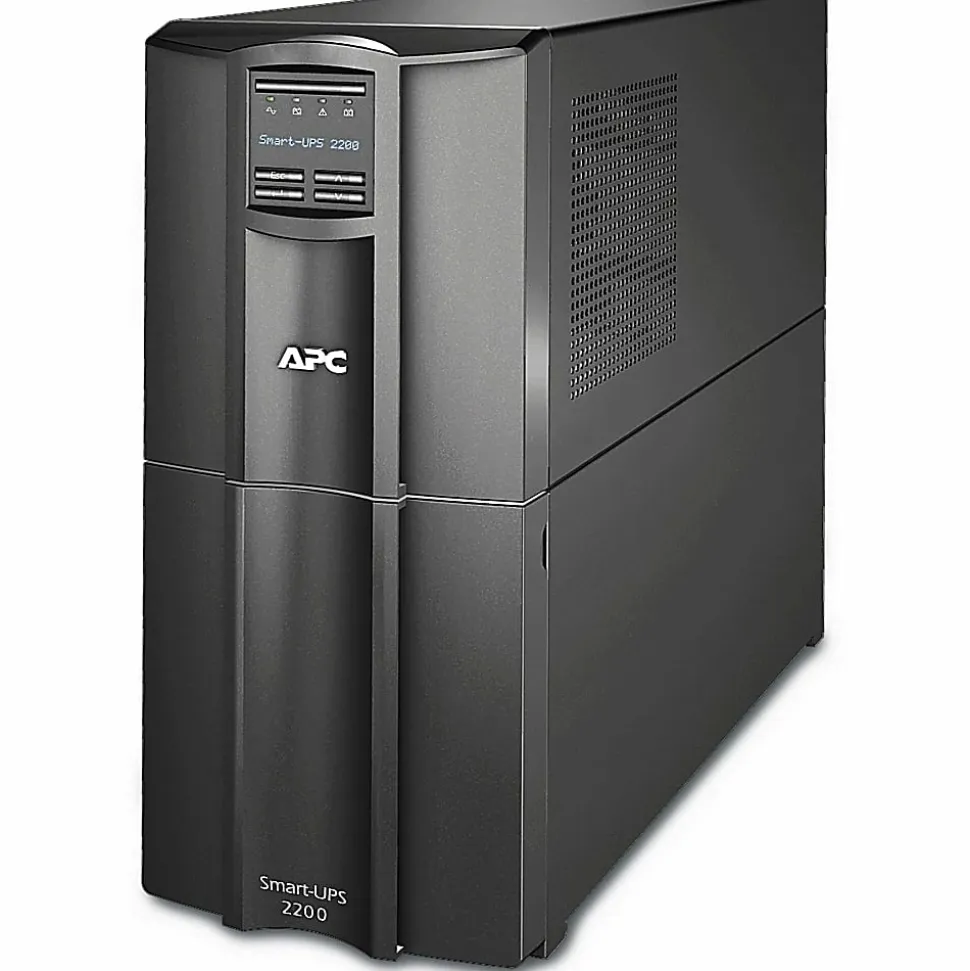 APC Smart-UPS, Line Interactive, 2200VA, Tower, 120V, 8x NEMA 5-15R+2x NEMA 5-20R outlets, SmartSlot, AVR, LCD, TAA - SMT2200US