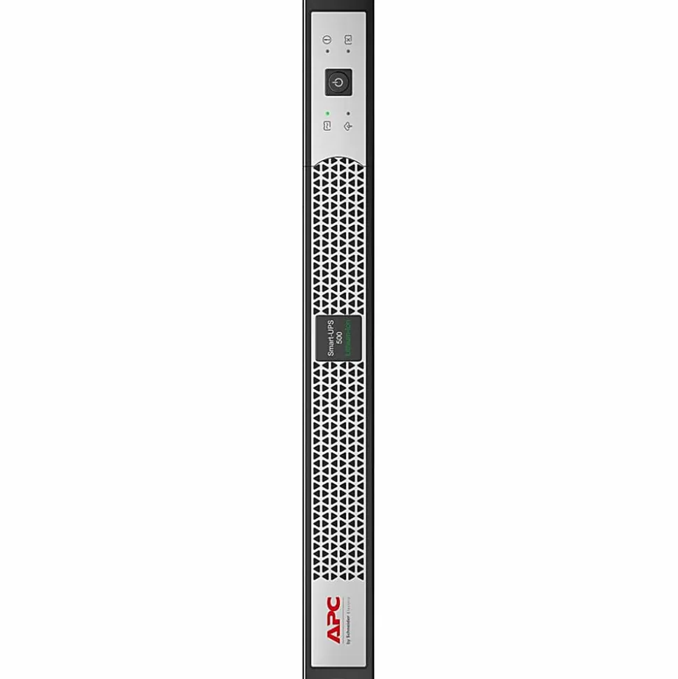 APC Smart-UPS, Line Interactive, 500VA, Lithium-ion, Rackmount 1U, 120V, 4x NEMA 5-15R outlets, SmartConnect Port, Short Depth - SCL500RM1UC