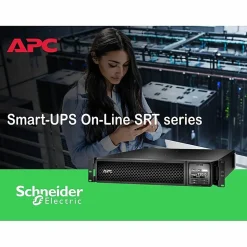 APC Smart-UPS On-Line, 2200VA, Rackmount 2U, 120V, 6x 5-20R+1x L5-20R NEMA outlets, SmartSlot, Extended runtime, W/ rail kit - SRT2200RMXLA