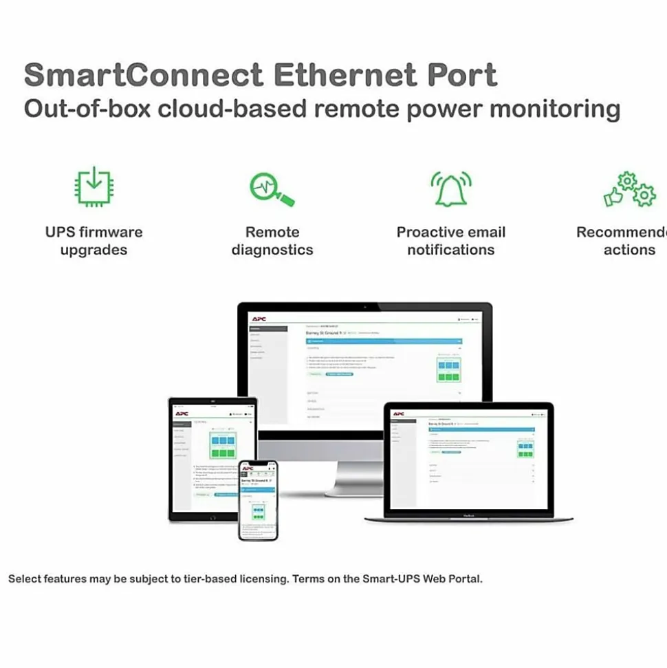 APC Smart-UPS On-Line, 2200VA, Rackmount 2U, 120V, 6x 5-20R+1x L5-20R NEMA outlets, SmartSlot, Extended runtime, W/ rail kit - SRT2200RMXLA