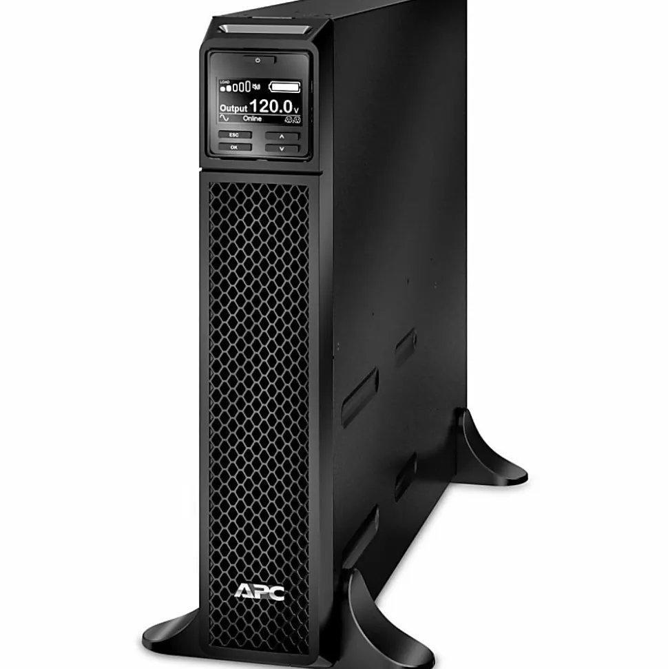 APC Smart-UPS On-Line, 1000VA, Tower, 120V, 6x 5-15R NEMA outlets, SmartSlot, Extended runtime, W/O rail kit - SRT1000XLA