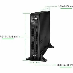 APC Smart-UPS On-Line, 1000VA, Tower, 120V, 6x 5-15R NEMA outlets, SmartSlot, Extended runtime, W/O rail kit - SRT1000XLA