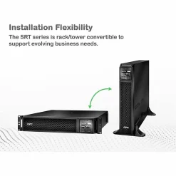 APC Smart-UPS On-Line, 2200VA, Tower, 120V, 6x 5-20R+1x L5-20R NEMA outlets, SmartSlot, Extended runtime, W/O rail kit - SRT2200XLA