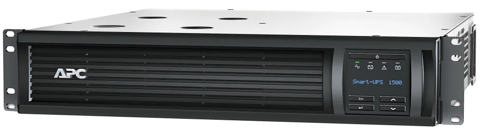 APC® Smart-UPS 6-Outlet Rack-Mount Uninterruptible Power Supply, 1,440VA/1,000 Watts, SMT1500RM2UC
