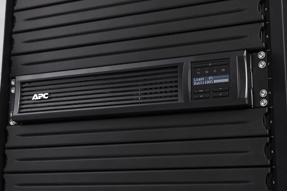APC® Smart-UPS 6-Outlet Rack-Mount Uninterruptible Power Supply, 1,440VA/1,000 Watts, SMT1500RM2UC