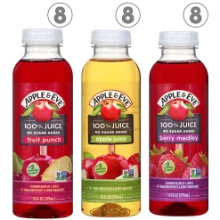 Apple & Eve 100% Fruit Juice Variety Pack, 10 Oz, Total Qty 24