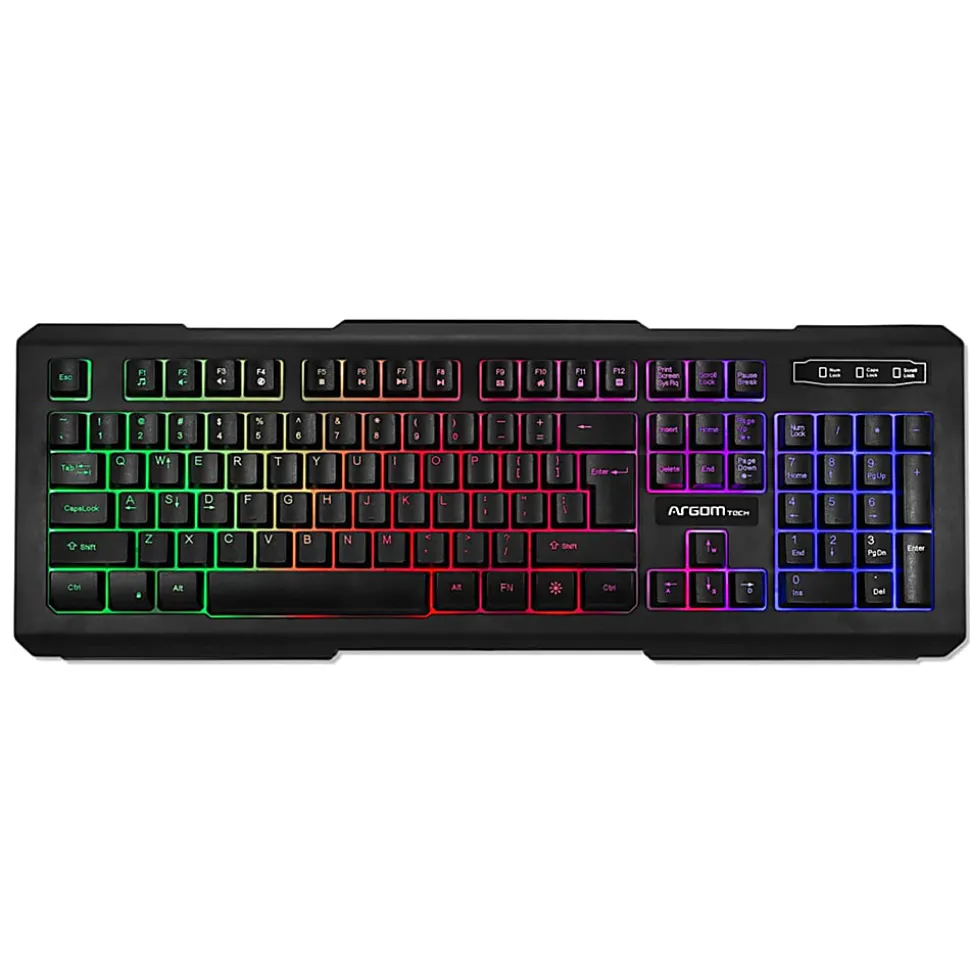 Argom Tech Combat Gaming Keyboard, 1.3"H x 18.11"W x 6.5"D, A00252
