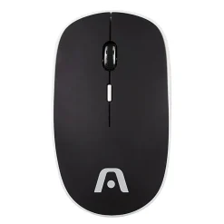 Argom Tech 2.4GHz Wireless Optical Mouse, Full Size, Black