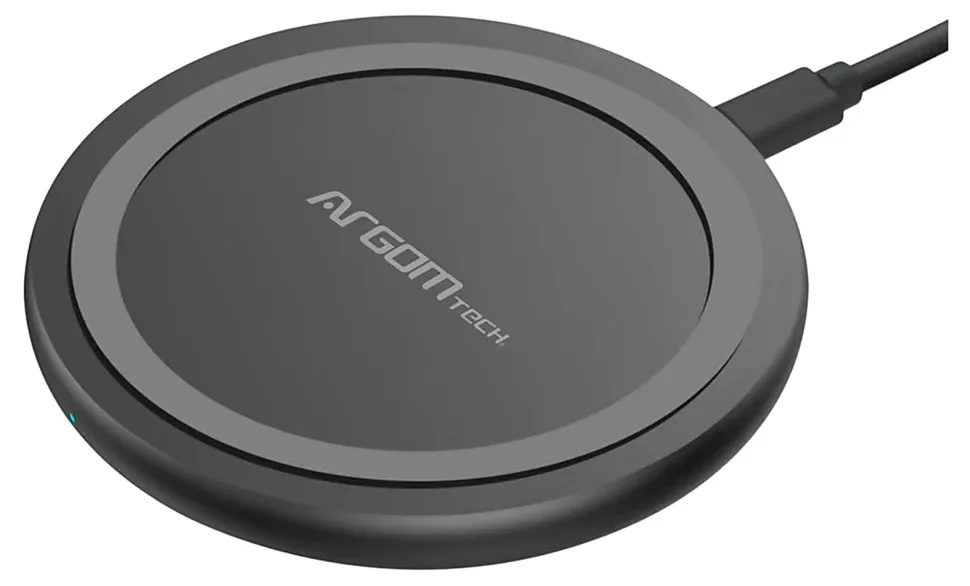 Argom Tech SURFACE P1 Wireless Fast Charger For Mobile Phones, Black