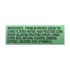 Arizona® Green Tea With Ginseng And Honey, 16 Oz, Carton Of 24