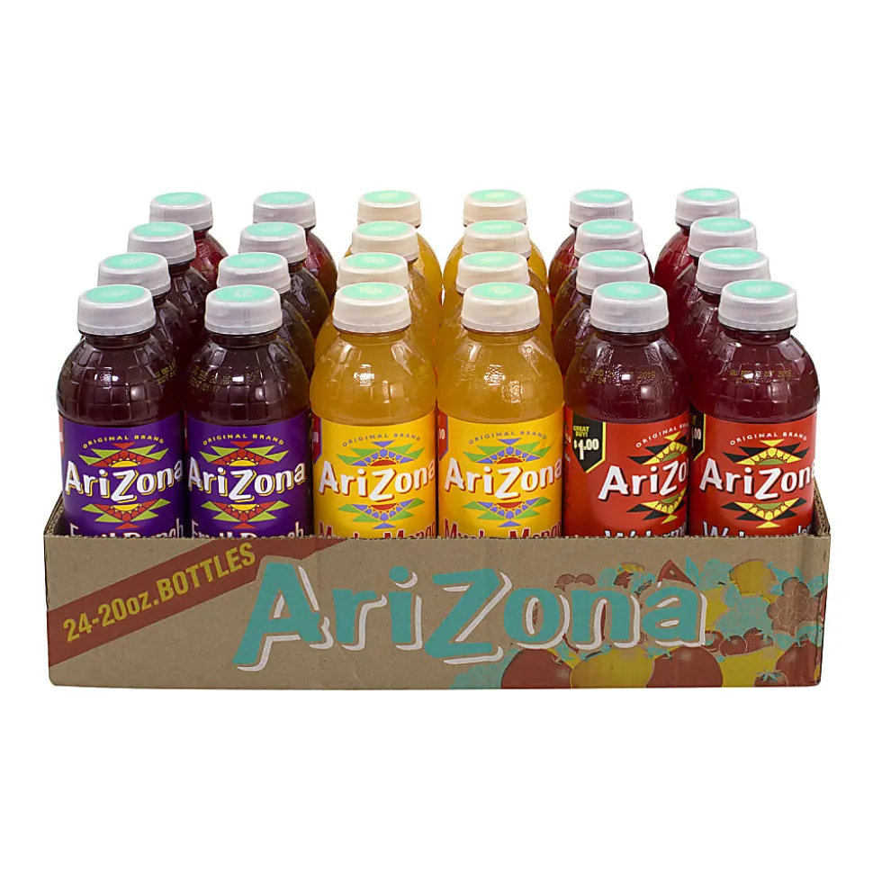 Arizona Juice Variety Pack, 20 Oz, Pack Of 24 Bottles