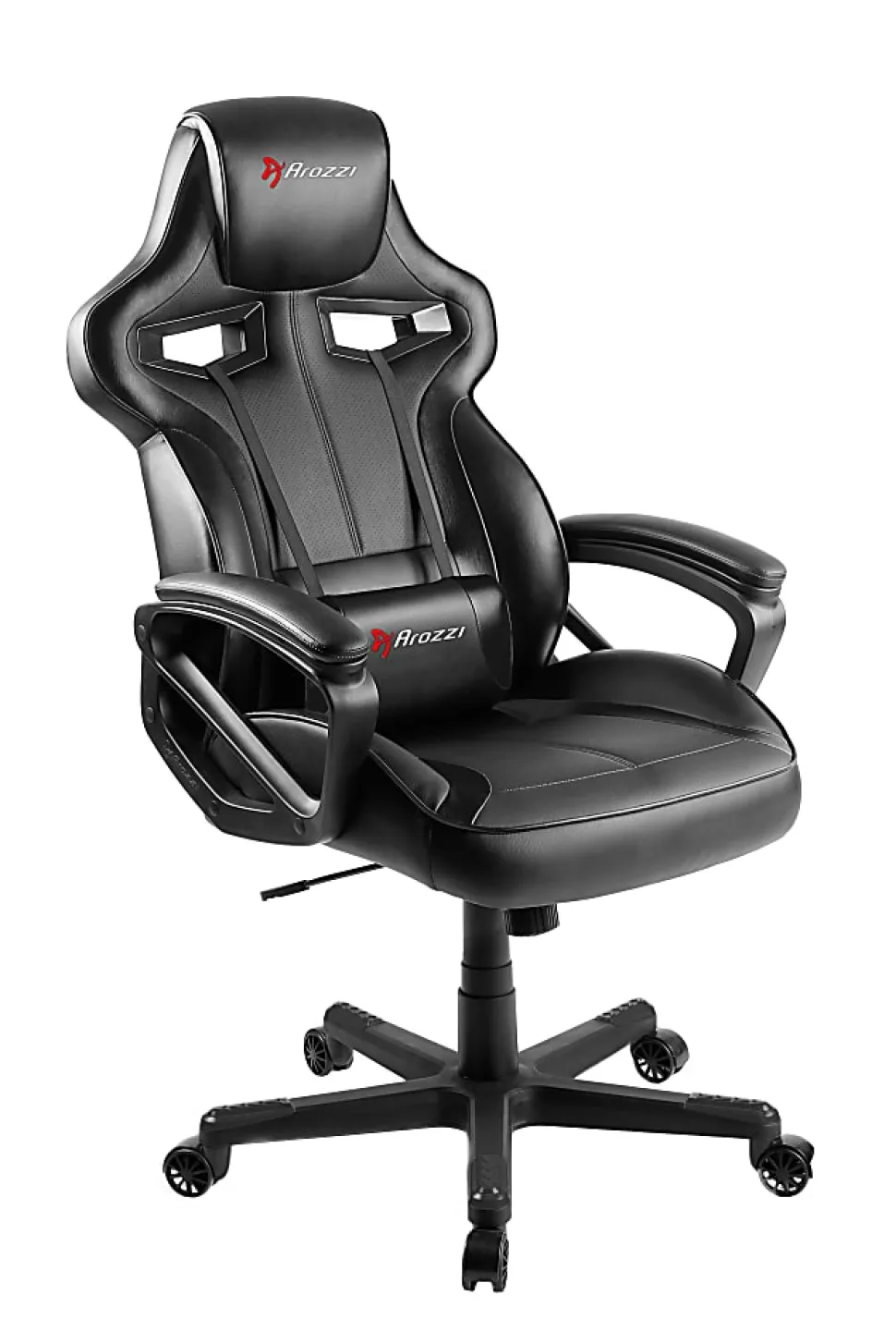 Arozzi Milano Enhanced Gaming Racing-Style Chair, Black