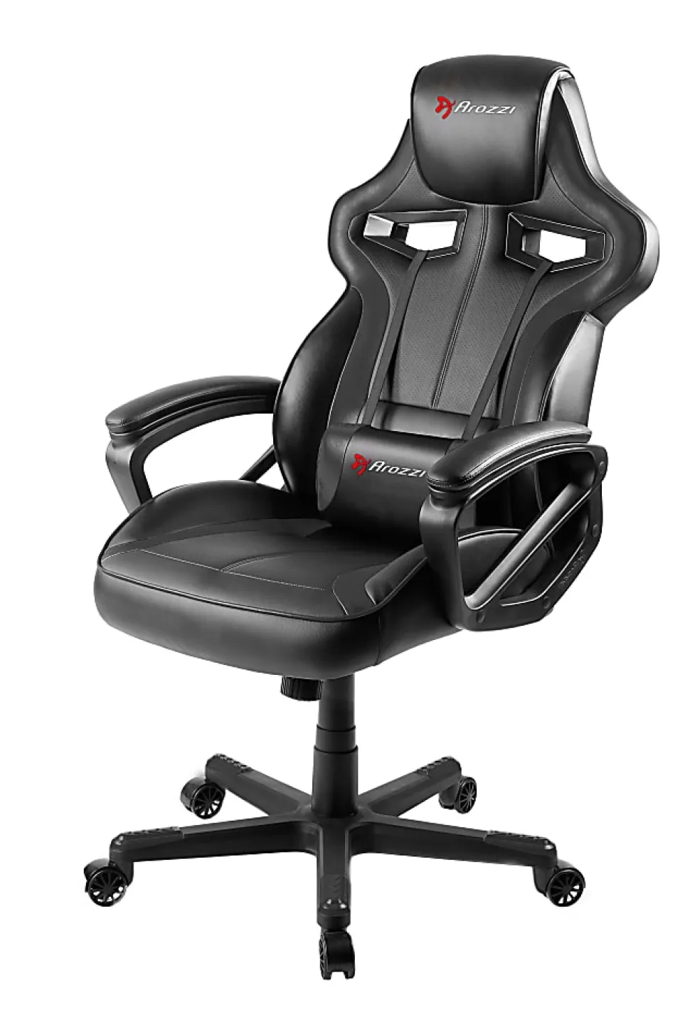 Arozzi Milano Enhanced Gaming Racing-Style Chair, Black