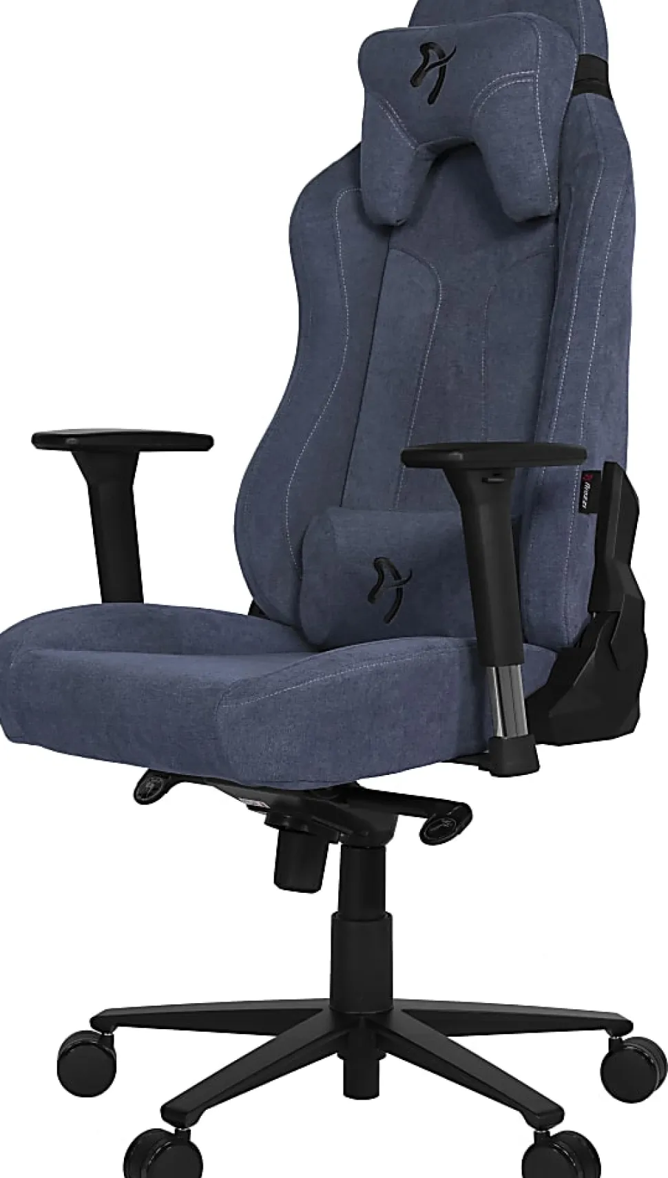 Arozzi Vernazza Premium Ergonomic Fabric High-Back Gaming Chair, Blue/Black
