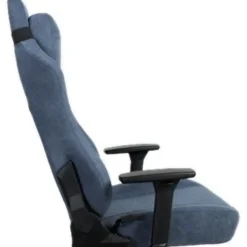 Arozzi Vernazza Premium Ergonomic Fabric High-Back Gaming Chair, Blue/Black