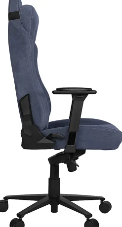 Arozzi Vernazza Premium Ergonomic Fabric High-Back Gaming Chair, Blue/Black