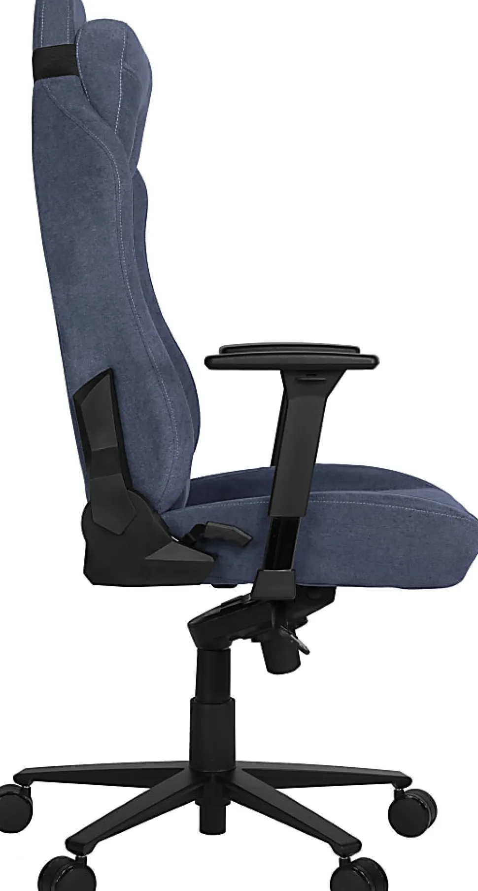 Arozzi Vernazza Premium Ergonomic Fabric High-Back Gaming Chair, Blue/Black