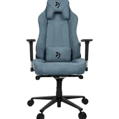 Arozzi Vernazza Premium Ergonomic Fabric High-Back Gaming Chair, Blue/Black