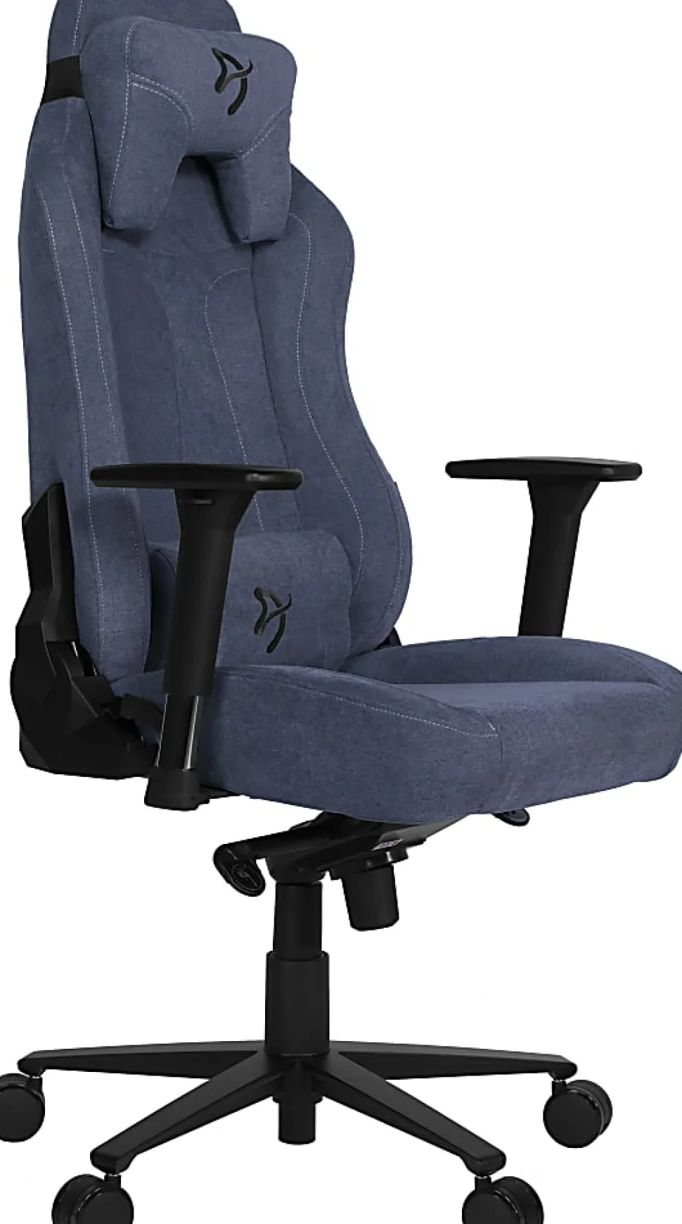 Arozzi Vernazza Premium Ergonomic Fabric High-Back Gaming Chair, Blue/Black