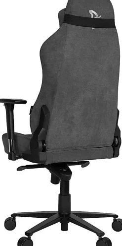 Arozzi Vernazza Premium Ergonomic Fabric High-Back Gaming Chair, Dark Gray/Black