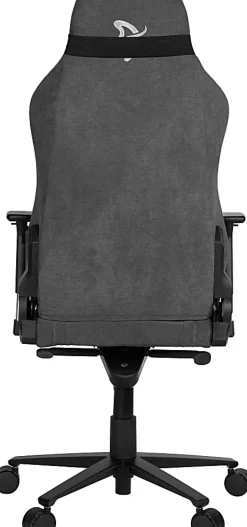 Arozzi Vernazza Premium Ergonomic Fabric High-Back Gaming Chair, Dark Gray/Black