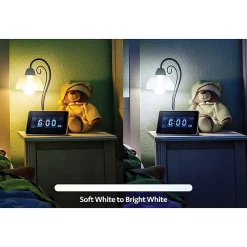 Array By Hampton A19 800-Lumen Smart Wi-Fi Adjustable LED Bulbs, 60-Watt, White, Pack Of 2 Bulbs