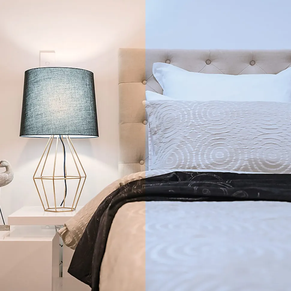 Array By Hampton A19 800-Lumen Smart Wi-Fi Adjustable LED Bulbs, 60-Watt, White, Pack Of 2 Bulbs