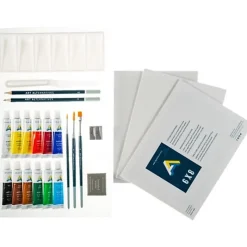 Art Alternatives Get Started Art Set, Acrylic Paint, Set Of 24 Pieces