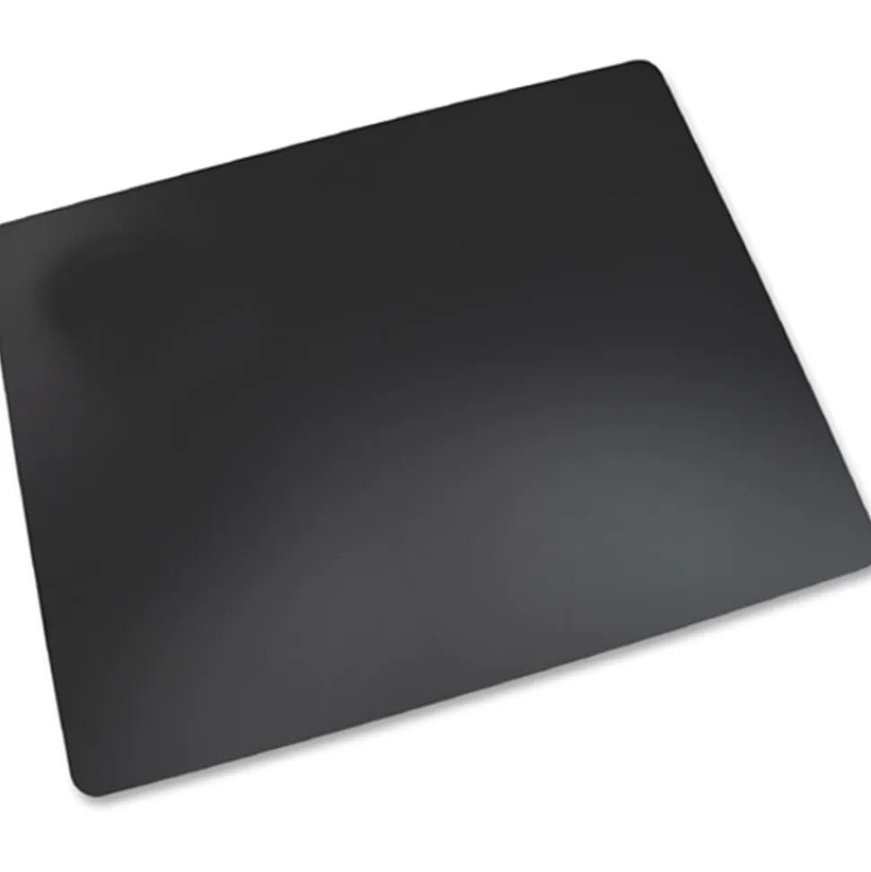 Artistic™ Eco-Black™ Desk Pad With Antimicrobial Protection, 20" H x 36" W, Black