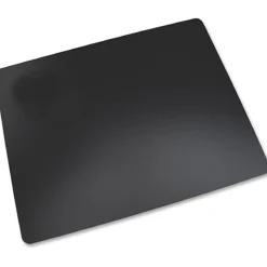 Artistic™ Eco-Black™ Desk Pad With Antimicrobial  Protection, 19" H x 24" W, Black